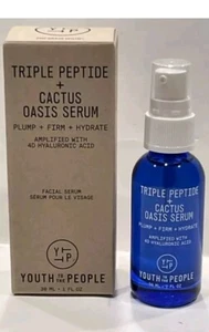 Youth To The People Triple Peptide + Cactus Hydrating + Firming Oasis Serum 1 oz - Picture 1 of 1