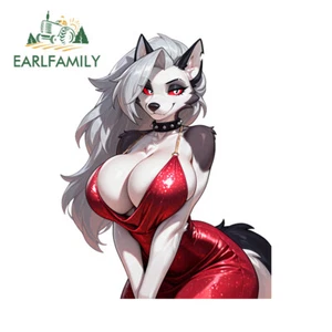 EARLFAMILY 5.1" Helluva Boss LOONA Car Stickers Artistic SUV Bumper Trunk Decals - Picture 1 of 7
