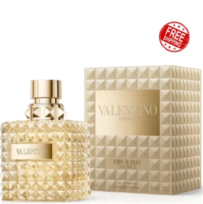 Donna Born In Roma Valentino The Gold 3,4 oz/100 ml Eau de Parfum Spray para Mujer Foto 1 de 3