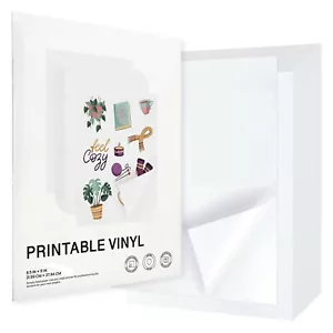 Klebefolien 216x280mm Inkjet Tintenstrahldrucker Bedruckbare Etiketen Wetterfest - Bild 1 von 18
