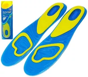 Nuovo ActivGel solette sportive antiurto quotidiane uomo (UK8-13) donna (UK4-8) - Foto 1 di 5