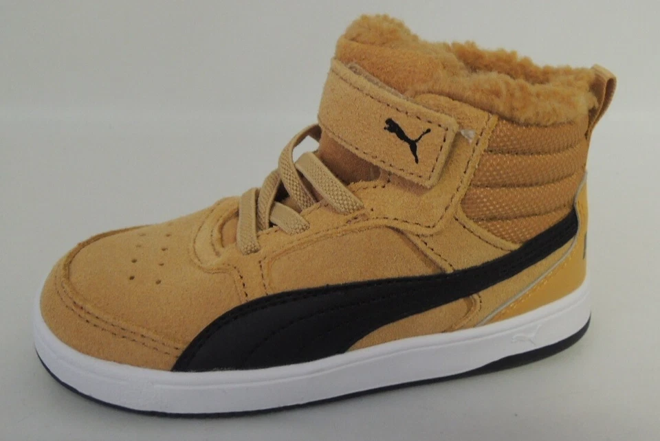 NEU Puma Rebound Street SD Fur Inf Gr. 27 Winterschuhe 367870-04 KEIN Schnüren