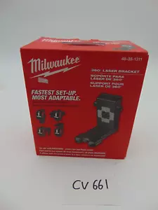 Milwaukee 48-35-1311 360 staffa laser nera per laser cross line e aerei nuova - Foto 1 di 6