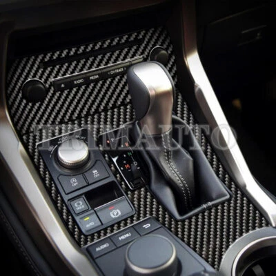 For Lexus NX200T NX300h Carbon Fiber Cener Gear Shift Box Panel Cover 2015-2020 - Image 1 of 4