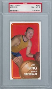 1970 Topps BK #131 PSA 8 Jim King Royals 131 - Picture 1 of 2