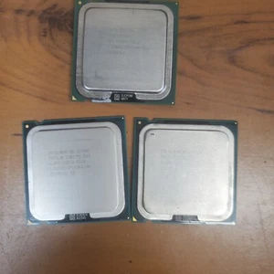 lot of 3 Intel Core 2 Duo E7200 E6550 L539A763  CPU Processor USED  - Picture 1 of 5