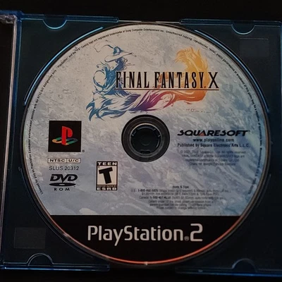Final Fantasy X (Sony PlayStation 2, 2006, PS2) Auténtico, solo disco, probado Foto 1 de 4