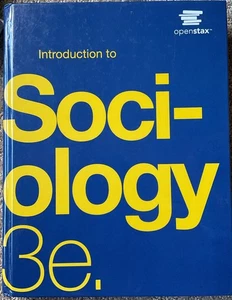 Introduction to Sociology 3e by OpenStax (Official Print Version, Hardcover - Picture 1 of 2