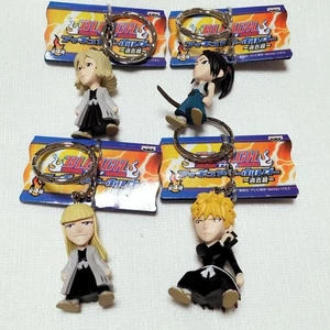 Bleach BLEACH Past Arc Figure Keychain Set Complete 4 Characters - Picture 1 of 14