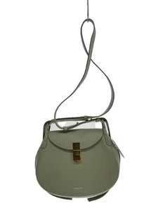 DEMELLIER Lausanne Leather Saddle Bag Schultertasche Leder GRN Uni - Bild 1 von 6