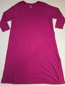 J Jill Sleep ultraweiches Kleid mit Bündchenärmeln 2X Baumwolle Tencel Modal - Bild 1 von 3