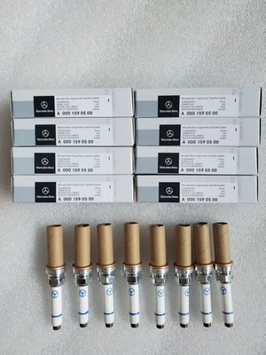 8x spark plug A0001590500 M176 M177 M260 M264 AMG SILZKFR- Foto 1 de 4