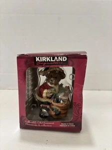 Kirkland Signature Christmas Collectible Gift Ornament Santa Bear with Presents - Picture 1 of 4