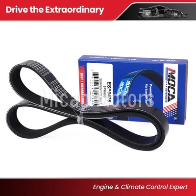 Serpentine Belt 6PK880 for 12-17 Hyundai Accent Veloster Kia Rio Soul 1.6L L4 - Image 1 of 4