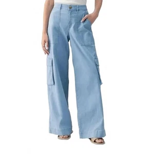 Sanctuary Denim Sunset Pant Damen Gr. 29 High Rise Relaxed Cargo Jeans NEU - Bild 1 von 14