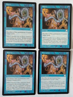 4 Abjure Weatherlight MTG NM Free shipping with tracking - Image 1 of 2