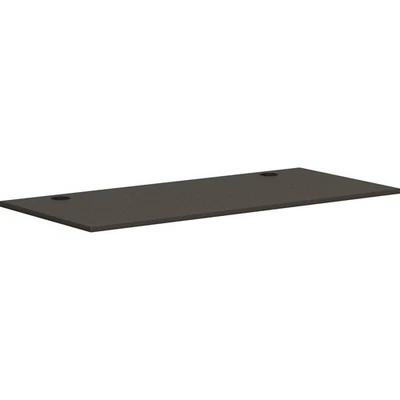 HON HONPLRW6630LS1 66 in. Rectangle Worksurface, Slate Teak - Image 1 of 3