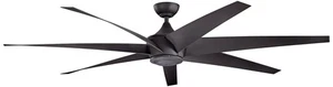 80" Kichler Lehr Distressed Black Ceiling Fan - Picture 1 of 1