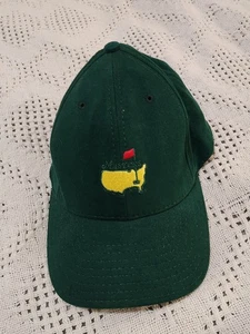 Masters Jugend eng anliegende grüne Golfkappe Mütze Augusta National Golfschläger Logo PGA  - Bild 1 von 5