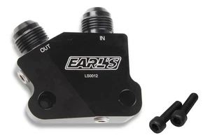 EARLS Alum GM LS Engine Oil Cooler Adapter Side Mount P/N#LS0012ERL - Picture 1 of 1