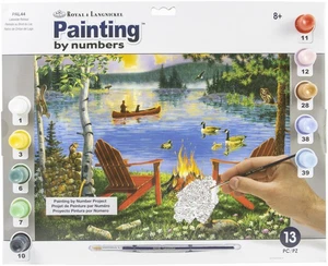 Royal & Langnickel(R) Paint By Number Kit 15.375"X11.25"-Lakeside Retreat - Picture 1 of 1