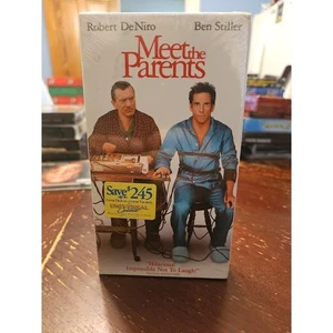 MEET The PARENTS Sealed VHS Movie! Ben STILLER! Robert DeNIRO! Blythe DANNER! - Picture 1 of 3