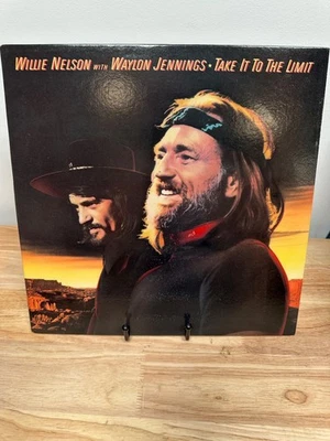 WIillie Nelson & Waylon Jennings Vinyl LP Take It To The Limit 1983 NM/VG+ - Image 1 of 2