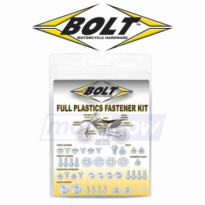 Bolt MC Full Plastic Fastener Kit for 2003-2007 Kawasaki KX250 - Shop wa Foto 1 de 4