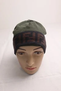 FENDI CAPPELLO BERRETTO BEANIEE DONNA UNISEX UOMO TG UNICA HAT VINTAGE - Picture 1 of 7
