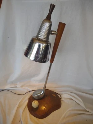 Mid-century Golf Lamp Vintage - Image 1 of 4