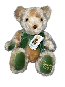 Harrods 1995 Andrew Foot datierter Weihnachtsbär mit Etikett Sammlerstück - Bild 1 von 9