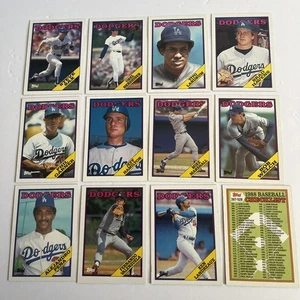 1988 Topps LOS ANGELES DODGERS MLB Trading Cards Lot of 11 - Picture 1 of 7
