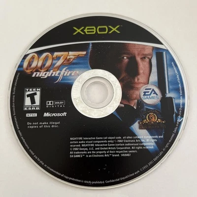 007: NightFire (Microsoft Xbox, 2002) James Bond Disc Only Tested - Image 1 of 2