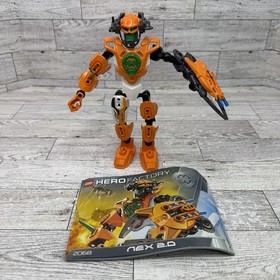 Lego Hero Factory: NEX 2.0 2068 Figure 100% Complete 2011 Bionicle Manual