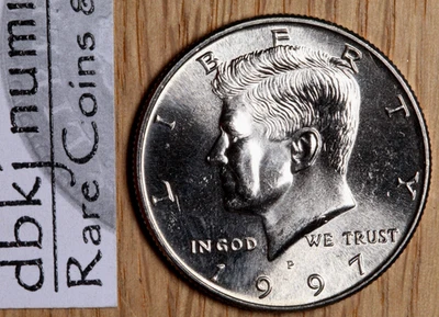 1997 P Kennedy Half Dollar 50¢ - Choice to Gem Uncirculated - Image 1 of 3