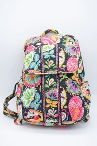 Vera Bradley Disney Parks Backpack Minnie / Mickey Mouse Floral Quilted 13x10x4 - Picture 1 of 9