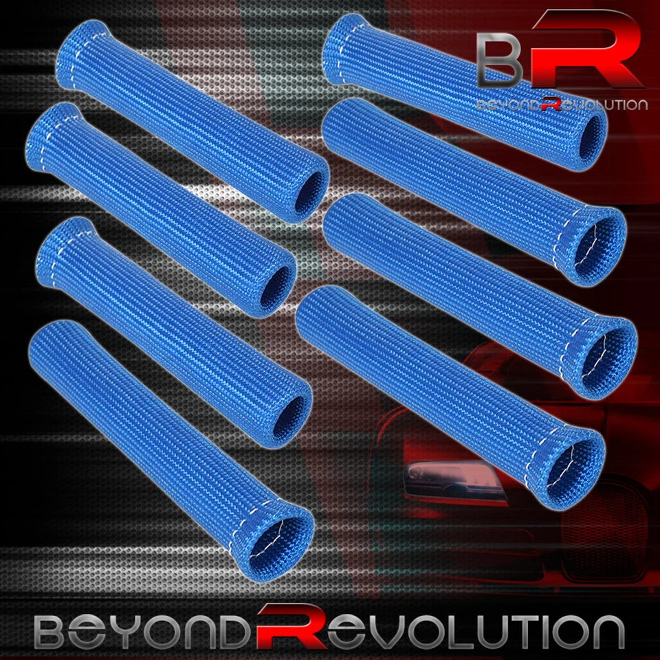 Para Mitsubishi 8 Piezas Bujía Cable Protector Bota Escudo Térmico Aislador Azul Foto 1 de 1