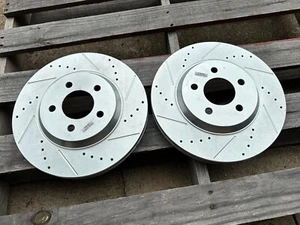 AR8171XPR Power Stop Cross Drilled/Slotted Front Rotors for 05-14 Ford Mustang - Bild 1 von 4