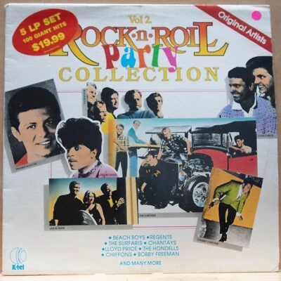 ROCK N ROLL PARTY COLLECTION VOL 2 - VARIOUS - Vinyl LP - K-tel - VG (2067) - Image 1 of 4
