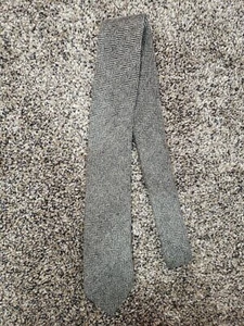 Twillory Tie ~ Grey&Black ~ New Without Tags~ Wool Blend - Picture 1 of 3