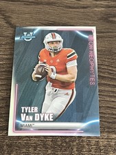 2022-23 Bowman's Best U Tyler Van Dyke Neon Neophytes NN-5 Miami Hurricanes