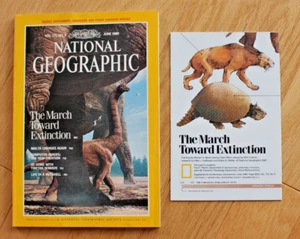 National Geographic June 1989; Dinosaurs; Extinction; Malta; Tibetan Nomads - Bild 1 von 21