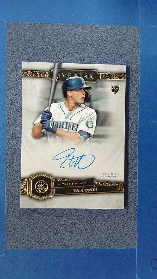 2021 Five Star EVAN WHITE RC Auto Seattle Mariners ~JU25B-B - Image 1 of 2