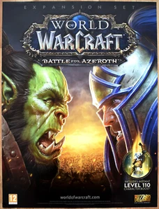 World Of Warcraft: Battle For Azeroth RARE PC 59cm x 80cm Werbeposter - Bild 1 von 1