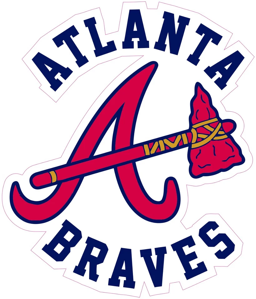 (NOT A PATCH) Atlanta Braves HTV Heat Press Transfer Vinyl Iron On - Image 1 of 1