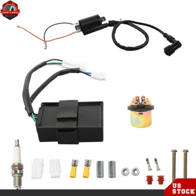 Bobina de encendido CDI con kit de bujías ATV para Kawasaki Bayou 300 KLF300 1989-2004 Foto 1 de 4