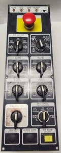 Mitsubishi 90-210 Ton Plastic Injection Molding Machine Operator Switch Panel - Picture 1 of 3