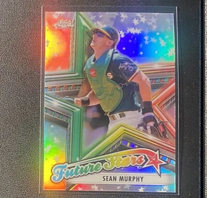 2021 Topps Chrome Future Stars #FS-9 Sean Murphy - Oakland Athletics - Picture 1 of 2