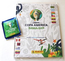 2019 Panini COPA AMERICA CA BRAZIL - HARDCOVER ALBUM MINT!
