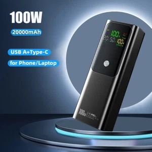 Power Bank 20000mAh Schnell USB-C Externer Akku Ladegerät Für alle Handys Tablet - Bild 1 von 12